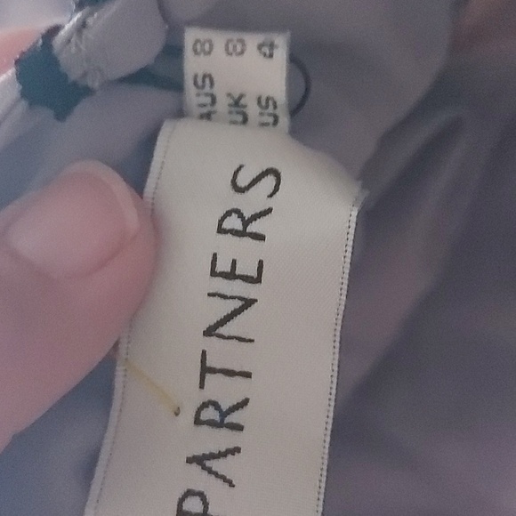 Fame and Partners Formal Maxi Dress In Gray/Mauve Size 4 - Picture 13 of 15